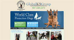 Desktop Screenshot of globalk9group.com
